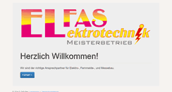 Desktop Screenshot of elfas-bau.de